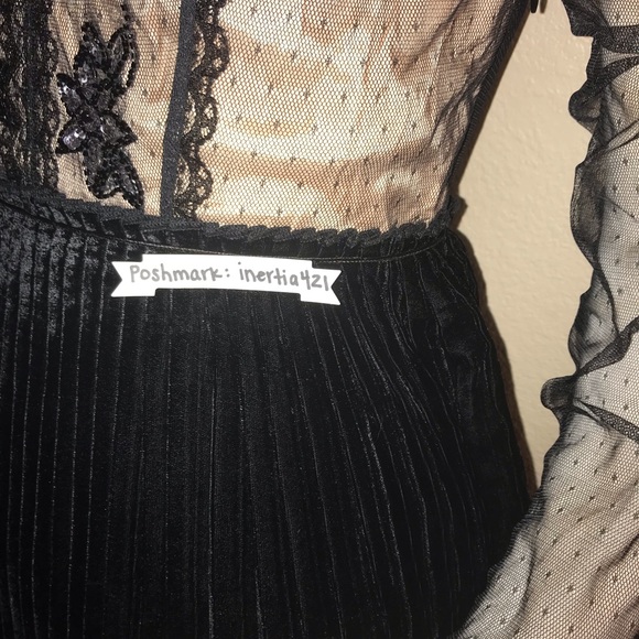 🚨LAST CHANCE 🚨Free People Sequin Velvet Dress - Picture 6 of 8